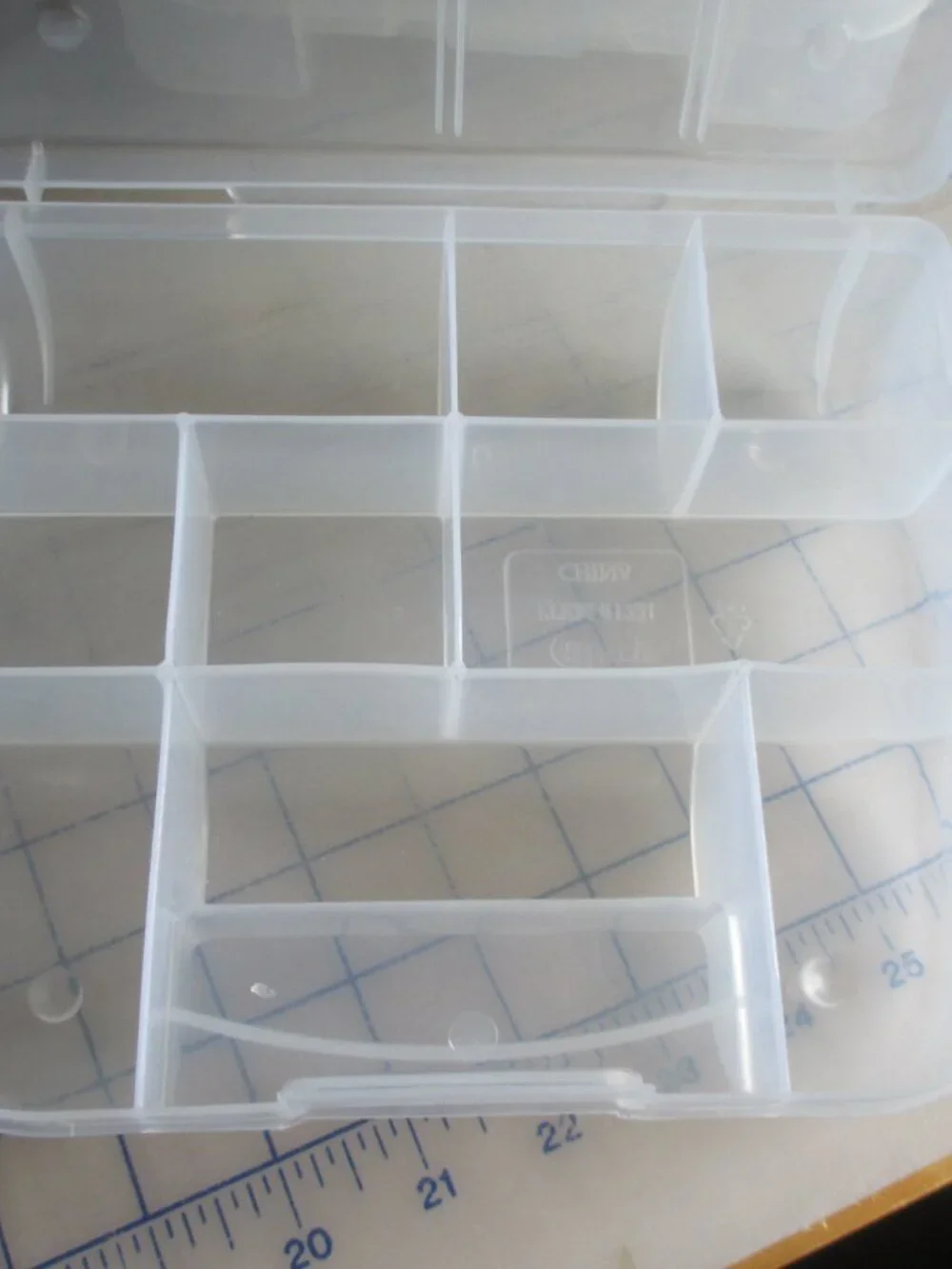 VGT. FILLARY STORAGE BOXES/4/CLEAR PLASTIC/STACKABLE